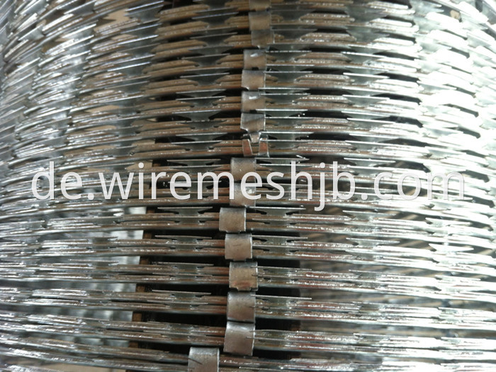 Galvanized Razor Barbed Wire